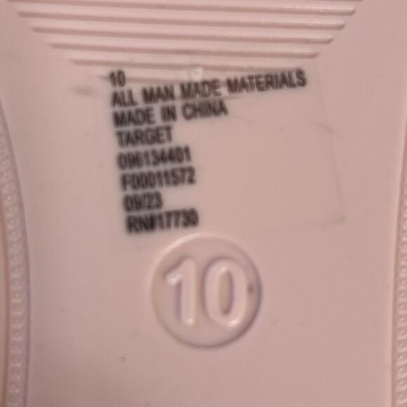 Shade & Shore Flower Embellished Slides Sandals Womens Size 10 Pink New Summer - Picture 11 of 13